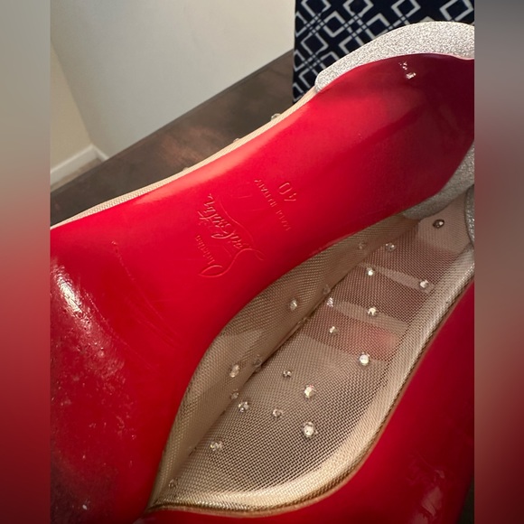 Christian Louboutin follies strass 85 rete/glitter - Picture 4 of 9